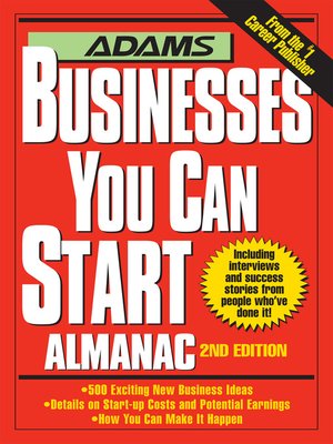 cover image of Adams Businesses You Can Start Almanac